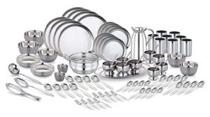 Pigeon Stainless Steel Dinner Set 111 Pieces Rs 4546 amazon dealnloot