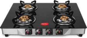 Pigeon Ultra Glass Stainless Steel Manual Gas Rs 2352 flipkart dealnloot