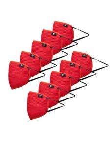Priority Protective Mask 10 Red Large Reusable Rs 136 amazon dealnloot