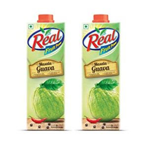 Real Fruit Juice Masala Guava 1L Pack Rs 105 amazon dealnloot