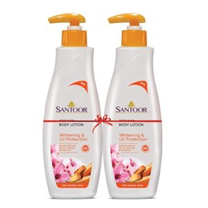 Santoor Perfumed Body Lotion for Whitening UV Rs 170 amazon dealnloot