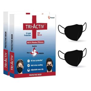 Tri Activ 6 Layer Protective Face Masks Rs 159 amazon dealnloot
