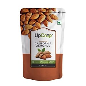 UpCrop Premium California Almonds Bag 500 g Rs 339 amazon dealnloot