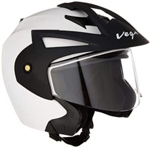 Vega Crux Open Face Helmet White L Rs 712 amazon dealnloot