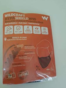 Wildcraft Hypashield Fabric Reuseable Mask Black Without Rs 122 amazon dealnloot