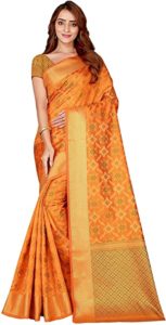 Women s Bagalpuri Silk Saree With Blouse Rs 132 amazon dealnloot