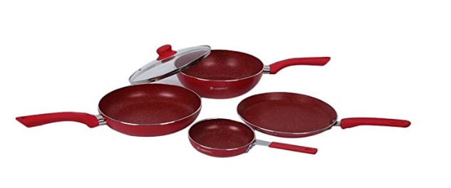 Wonderchef Royal Velvet Non-stick 5-piece Cookware Set