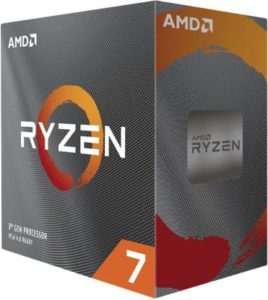 amd Ryzen 7 3800XT 3.9 GHz Upto 4.7 GHz AM4 Socket 8 Cores 16 Threads Desktop Processor  (Silver)