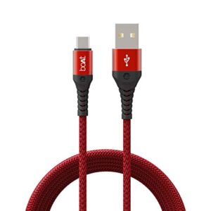 boAt Micro USB 550 Stress Resistant Tangle Rs 199 amazon dealnloot