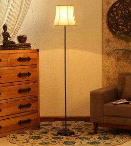 tu casa Metal Iron Floor Lamp White Rs 868 amazon dealnloot