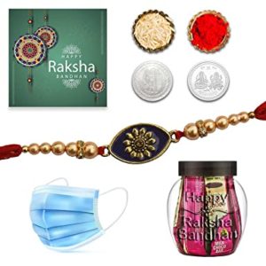 ATMAN Dora Rakhi with Roli Chawal Chocolate Rs 99 amazon dealnloot