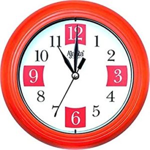 Ajanta Plastic Round Sweep Clock 17 2 Rs 125 amazon dealnloot