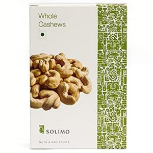 Amazon Brand Solimo Premium Cashews 250g Rs 256 amazon dealnloot