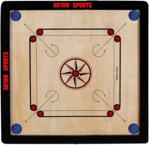 Aryan Sports Round Pocket Carrom Board with Rs 370 flipkart dealnloot