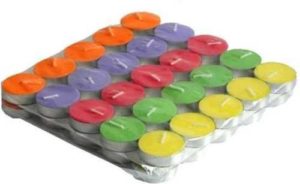 AuraDecor Multi purposes 100 Tea Light Candles Rs 204 flipkart dealnloot