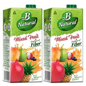 B Natural Mixed Fruit Juice 1L Pack Rs 110 amazon dealnloot