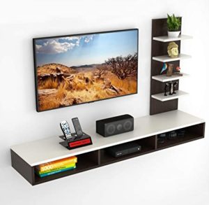 BLUEWUD Primax Engineered Wood TV Entertainment Wall Rs 2699 amazon dealnloot