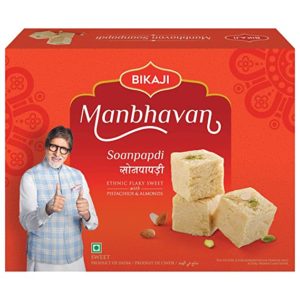 Bikaji Soan Papdi Manbhavan 900 gm Rs 139 amazon dealnloot