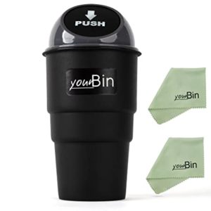 Car Dustbin with Lid Portable Garbage Holder Rs 149 amazon dealnloot