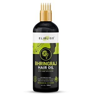 Elibliss Bhringraj Hair Oil With Comb Applicator Rs 99 amazon dealnloot