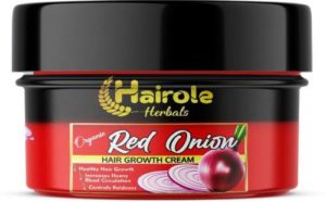 Hairole Organic Red Onion Hair Growth Cream Rs 89 flipkart dealnloot