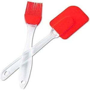 KitchenFest Spatula and Pastry Silicone Brush Set Rs 99 amazon dealnloot
