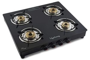 Lifelong LLGS44 Glass Top Gas Stove 4 Rs 2599 amazon dealnloot