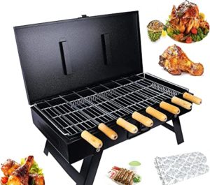 MAZORIA Big Size Barbeque Grill Set Charcoal Rs 1290 amazon dealnloot
