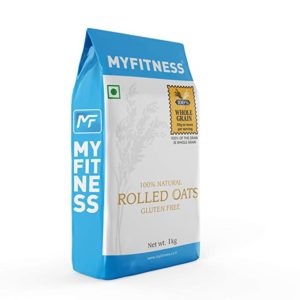 MYFITNESS Rolled Oats 1 kg Rs 209 amazon dealnloot