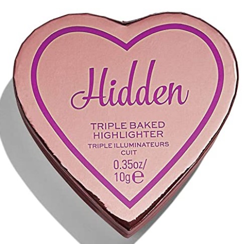 Makeup Revolution I Heart Revolution Glow Hearts Hardly Hidden, Bronze, 10g