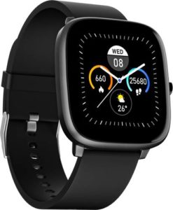 Noise ColorFit Qube Smartwatch Black Strap Regular Rs 1999 flipkart dealnloot