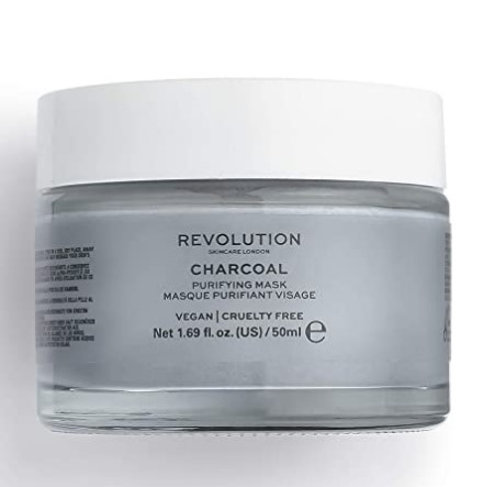 Revolution Skincare Charcoal Purifying Mask,50ml (clogged pores, removes oil and dirt)