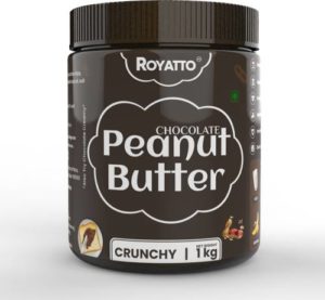 Royatto Chocolate Peanut Butter Crunchy 1 KG Rs 279 flipkart dealnloot