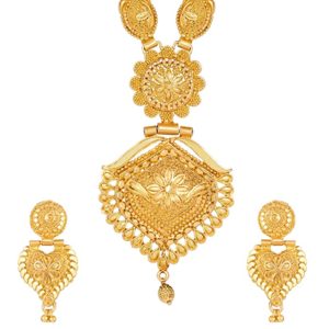 Shining Diva Fashion Latest Long Design Necklace Rs 135 amazon dealnloot
