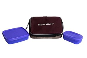 Signoraware Twin Smart Plastic Lunch Box with Rs 161 amazon dealnloot