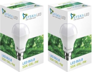 Syska Led Lights 9 W Standard B22 Rs 165 flipkart dealnloot