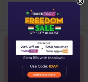 Times Prime Freedom Sale
