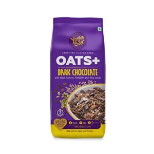 Yogabar Dark Chocolate Oats 1kg Wholegrain Oatmeal Rs 331 amazon dealnloot