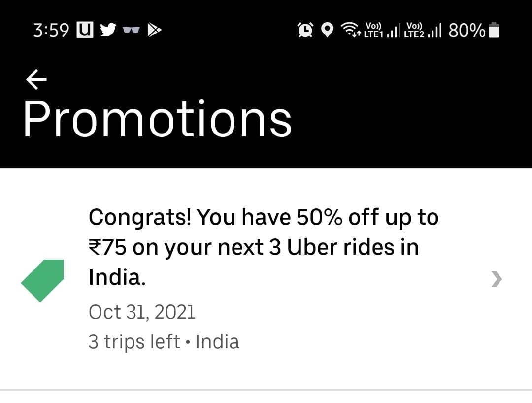 uber code