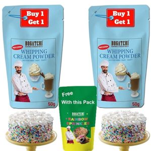 BOGATCHI Whipped Cream Whipping Cream Powder Whipping Rs 199 amazon dealnloot