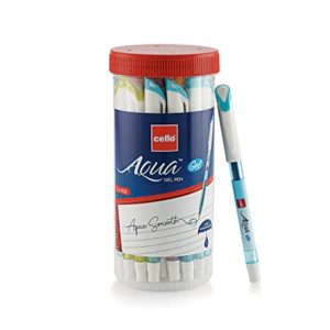 Cello Aqua Gel Pens Jar Pack of Rs 137 amazon dealnloot