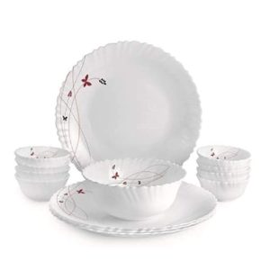 Cello Opalware Dazzle Lush Fiesta Dinner Set Rs 738 amazon dealnloot