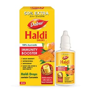 DABUR Haldi Drops 100 Ayurvedic Immunity Booster Rs 99 amazon dealnloot