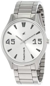 Fastrack Analog Silver men Watch 3229SM03 3229SM03 Rs 1245 amazon dealnloot