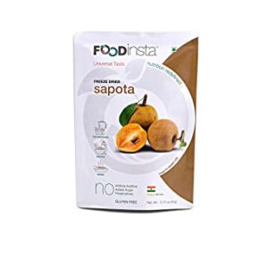 Food Insta Freeze Dried Sapota Chikoo Sapodilla Rs 60 amazon dealnloot