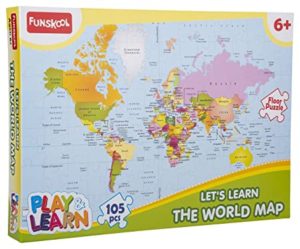 Funskool Play Learn World Map Educational 105 Rs 165 amazon dealnloot