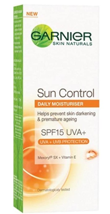 Garnier Skin Naturals Sun Control SPF 15 Daily Moisturiser, 50ml