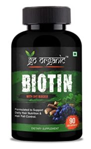 Go Organic Biotin Vitamins Capsules with DHT Rs 149 amazon dealnloot