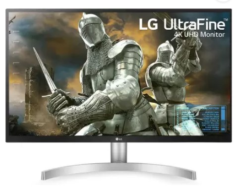 LG 27 inch 4K Ultra HD IPS Panel White Colour Monitor (27UL500)