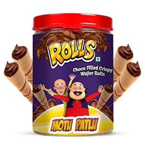 MOTU PALTU Wafer Rolls Chocolate Sticks 300gm Rs 140 amazon dealnloot